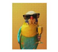 Party Parrot Themed Jigsaw Puzzle for Adults, 500 PCS