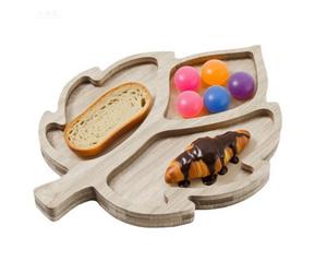 Party & Party Decorative Leaf Shaped Lunch Trays | Leaf Shaped For Thanksgiving Party Halloween Autumn Fruit Sweet Bread