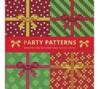 PARTY PATTERNS.: Stress-free color by number book, 3x3 mm. sections. (MYSTERY MOSAICS)