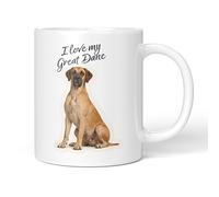 Party People Great Dane Mug - 11oz Ceramic Coffee or Tea Cup for Dog Lovers, Christmas, Birthday, Secret Santa, Mother’s Day or Father’s Day Gift 0047