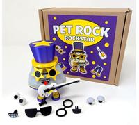Party People Pet Rock - (Rock Star) Novelty Gift With Top Hat, Guitar, Care Guide and Many Accessories - Gag Gift for Birthdays, Christmas Secret Santa - Ideal Fun Office Desk Decor
