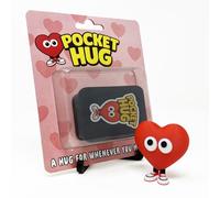 Party People Pocket Hug Gift (With Gift Bag) - Small Heart Token Keepsake, Romantic Gift for Her or Him, Cute Little Love Present for Girlfriend or Boyfriend