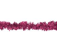 Party Perfecto 1.8M CHRISTMAS TINSEL - Chunky Fine Thick Hanging Luxury Tree Tinsel Party Indoor/Outdoor Decoration (Hot Pink)