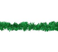Party Perfecto 1.8M CHRISTMAS TINSEL - Chunky Fine Thick Hanging Luxury Tree Tinsel Party Indoor/Outdoor Decoration (Green)