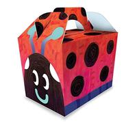 Party Perfecto LADYBIRD PARTY BOXES - Pack of 10 - Children's Birthday, Baby Shower, Wedding Party Boxes (15 cm, Paper, Bird Theme)