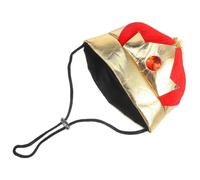 Party PET Crown Adjustable Rope Cloth Hat for Puppy Halloween Season | Decorative Crown Shape, Lightweight Comfortable Fit, Party Birthday Headdress for Small Pets and Cats