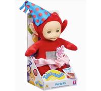 Party Po Teletubbies Talking Plush Toy-Assorted: 31.5 × 13.3 × 11cm (Red)