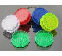 Party Size Extra Large 2 Piece 100mm Acrylic Herb Grinder 4 inch Plastic Spice Mill Boilie Crusher 6 Colours