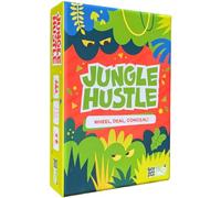 Party Snail Games Jungle Hustle: Fast-paced bluffing and trading game for kids, teens & adults. Quick to learn, fun card game for families & adults. Wheel, Deal and Conceal Your Way to Victory!