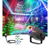 Party Stage Spotlights, DJ Strobe Lights, LED Disco Balls and Voice Activated Remote Controls are Suitable for Birthday Party, Karaoke and Family Gathering