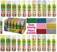 Party Success Temporary Hair Glitter Colour Spray Wash Out Glitter Spray 125ml (Glitter Red)