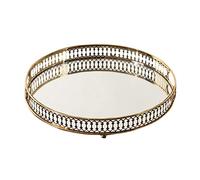 Party Supplies Modern Decorative Tray Retro Circular Storage Tray Metal Cosmetic Tray Wash Basin Bathroom Storage Tray Kitchen Decor And Accessories