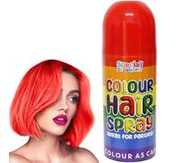 Party Temporary Hair Colour Spray 200ml - Washable Vibrant Hair Spray for Kids & Adults - Easy to Apply Temporary Hair Colour for Parties, Festivals, Halloween, Christmas & Events (Red - 5941A-R)