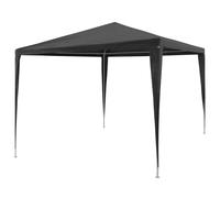 Party Tent 3x3m Anthracite Polyethylene Canopy Gazebo Outdoor Waterproof EasySet
