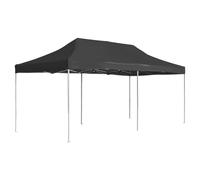 Party Tent 6x3m Anthracite Aluminium Frame Oxford PVC Roof Folding Waterproof HD