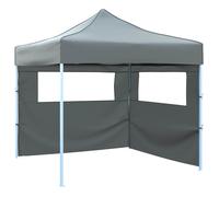 Party Tent Anthracite Oxford Fabric 291x291x315 cm. Foldable Pop-Up Wheeled Bag