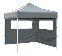 Party Tent Anthracite Oxford Fabric 291x291x315 cm. Foldable Pop-Up Wheeled Bag