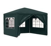 vidaXL Party Tent 3x3m Green Outdoor Garden Gazebo Marquee Canopy Shelter