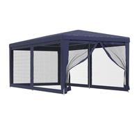 (Green, 296 x 594 x 258 cm (L x W x H)) vidaXL Party Tent with Mesh Sidewalls Canopy Gazebo Multi Colours Multi Sizes