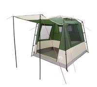 vidaXL Party Tent Green 4 Person 185T Polyester with PU Coating Anniversary Stylish Event Gazebo Celebration Canopy for Large Outdoor Events Weddings Picnics