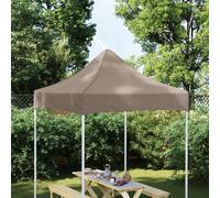vidaXL Party Tent Roof 2x2 m Taupe 270 g/m² Replacement Canopy Gazebo Cover