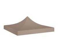 vidaXL Party Tent Roof 2x2 m Taupe 270 g/m² Replacement Canopy Gazebo Cover