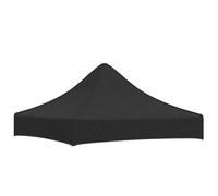 vidaXL Party Tent Roof 4.5x3 m Black 270 g/m² Replacement Canopy Gazebo Cover