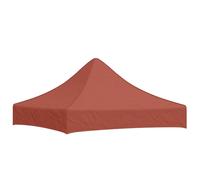 vidaXL Party Tent Roof 2x2 m Terracotta 270 g/m² Replacement Gazebo Cover