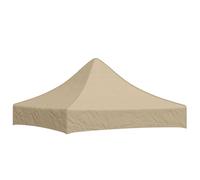 vidaXL Party Tent Roof 4.5x3 m Beige 270 g/m² Replacement Canopy Gazebo Cover