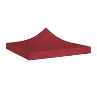 vidaXL Party Tent Roof Burgundy 270 g/m² Replacement Canopy Gazebo Top Cover