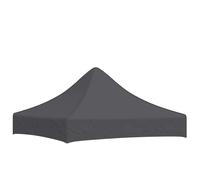 vidaXL Party Tent Roof 4x3 m Anthracite 270 g/m² Replacement Canopy Cover