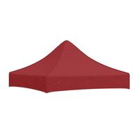 vidaXL Party Tent Roof 6x3 m Burgundy 270 g/m² Replacement Canopy Gazebo Cover