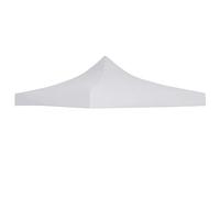 Party Tent Roof 3x3m White Gazebo Marquee Canopy Top Replacement Cover vidaXL