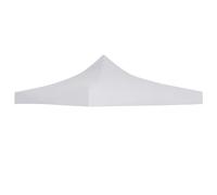 vidaXL Party Tent Roof 3x3 m White