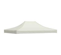 Party Tent Roof 4.5x3 m Cream 270 g/m² Replacement Canopy Gazebo Cover vidaXL