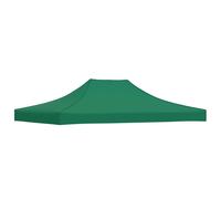 Party Tent Roof 4.5x3 m Green 270 g/m² Replacement Canopy Gazebo Cover vidaXL