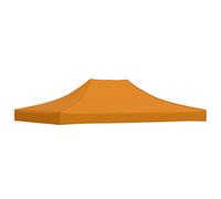 vidaXL Party Tent Roof 4.5x3 m Orange 270 g/m² Replacement Canopy Gazebo Cover