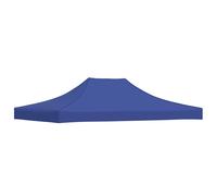 Party Tent Roof 4x3 m Blue 270 g/m² Replacement Canopy Gazebo Cover vidaXL