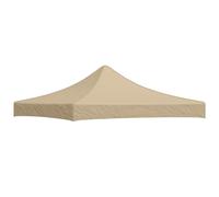Vidaxl Party Tent Roof 3X3 M Beige 270 G/m²