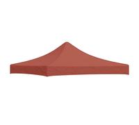 Party tent roof Terracotta 3 x 3 m 600D Oxford PVC Coated UV Water Resistant Top