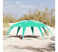 Party Tent Sea Green Waterproof, 185T Polyester PU Coated, 695x695x295 cm, Outdoor Camping Shelter for Family Gatherings, All Weather Tent