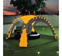 Party Tent with LED and 4 Sidewalls Camping Canopy Gazebo Multi Colours vidaXL