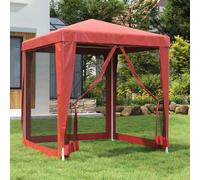 (Blue, 200 x 200 x 240 cm (L x W x H)) vidaXL Party Tent with Mesh Sidewalls Canopy Gazebo Multi Colours Multi Sizes