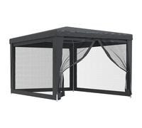 Party Tent with Mesh Sidewalls Canopy Gazebo Multi Colours Multi Sizes vidaXL