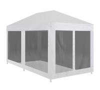Party Tent with Mesh Sidewalls Canopy Gazebo Multi Colours Multi Sizes vidaXL
