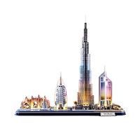 Party town 843659803 World Brands, City Line LED: Dubai Series '3D Puzzles', Multicoloured