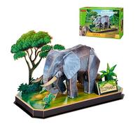 Party Town - Elephant |3d Puzzle | Model Kits | Puzzles for adults | Puzzles For Kids | craft kit | jigsaw puzzle | model building | model kit | 42 pieces