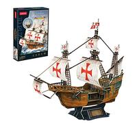 Party town Model Ship Barco Santa Maria 1492 | 3d Puzzle Spanish Armada Ship | 3d Puzzles model kit Boats | 3d Jigsaw Puzzles For Adults And Kids | 130 Pieces | 170 Min Assembly