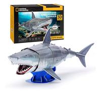 Party Town - White Shark | 3d Puzzle | Model Kits | Puzzles for adults | Puzzles For Kids | craft kit | jigsaw puzzle | model building | model kit | 78 pieces