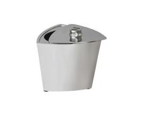 Party Triangular Stainless Steel Double Layer Ice Bucket Cooler Tub